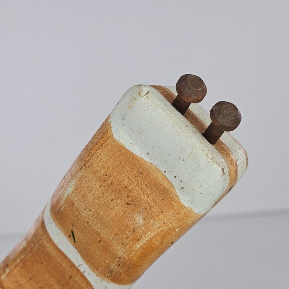 Handcrafted Wooden Giraffe Figurine Animal Decor Collectible Unique Home Accent - Picture 7 of 8